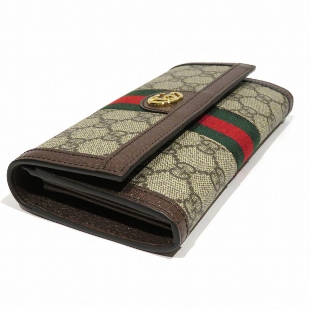 GUCCI Sherry Line Ophidia GG Continental 523153 Long Wallet Bi-fold for Women - Picture 3 of 9